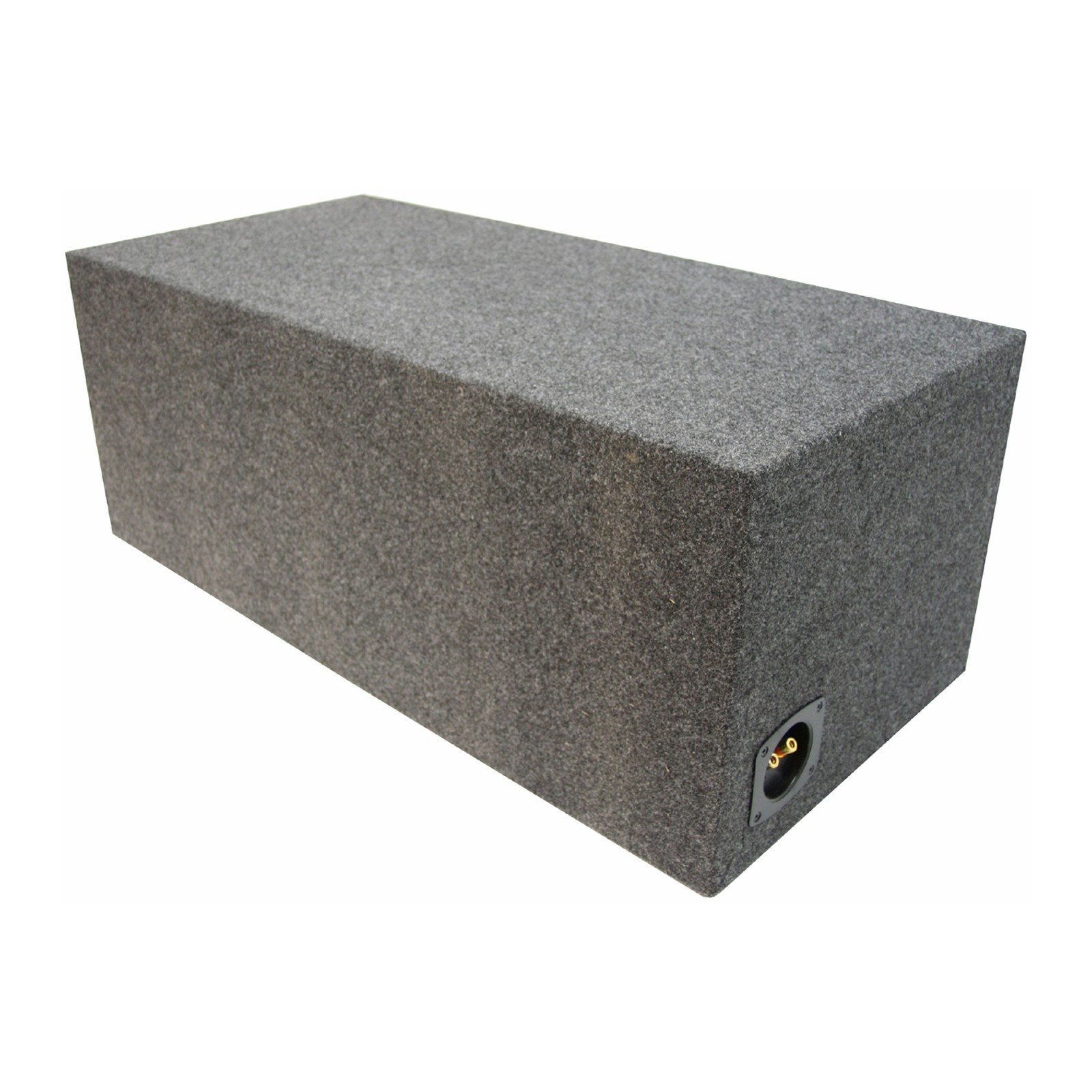 Car Audio Dual 15" Vented Subwoofer Stereo Sub Box Ported Enclosure Speaker