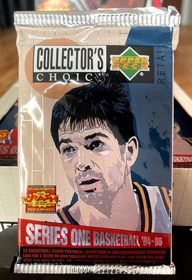 1994-95 UPPER DECK COLLECTORS CHOICE NBA Basketball (Series 1) PACK 12 Cards OVP