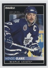 1992-93 Pinnacle Canadian Wendel Clark #276 0a4