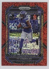 2022 Panini Prizm Rookies Red Sparkle Prizm Ty Chandler #348 1s8f