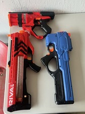 NERF Rival Used Guns MXX-1200 x2 And XX-1500 Red, Blue
