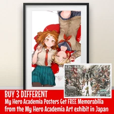 Urakara & Toga Art by Horikoshi - 11x17" Print - My Hero Academia Boku No Hero