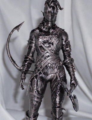Baldur's Gate 3  - Karlach Statue Antique Coloring | Art Piece | Tabletop