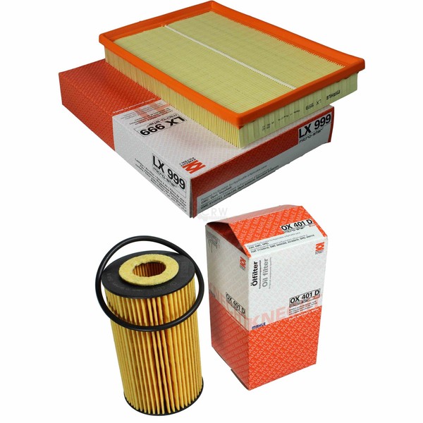 Mahle / Knecht Set Filterpaket Luftfilter LX 999 ÖLfilter OX 401D-image