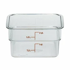 New Cambro 2SFSCW135 Food Storage Container, (7574)