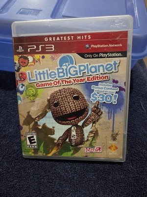 Little Big Planet Game of the Year GOTY Greatest Hits PS3 2009