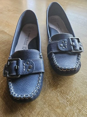 Marco Tozzi Damen Slipper Mokassin Ballerina Ballerinas Schuhe Leder Schwarz  - Bild 1 von 4
