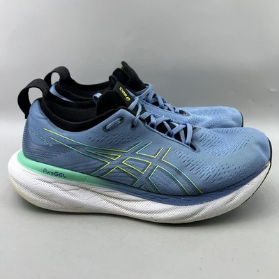 Asics Gel-Nimbus 25 Mens Size 10 Blue White Athletic Running Shoes Sneakers Asics GEL-Nimbus 25 Running Shoes Men Size 10 Blue Comfort  main image 4
