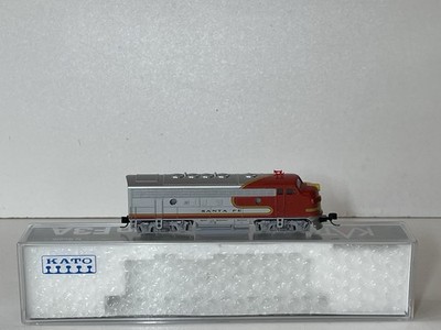 KATO 'N' Spur S/F rot/silber EMD F3A Diesellok 99% neuwertig funktionstüchtig