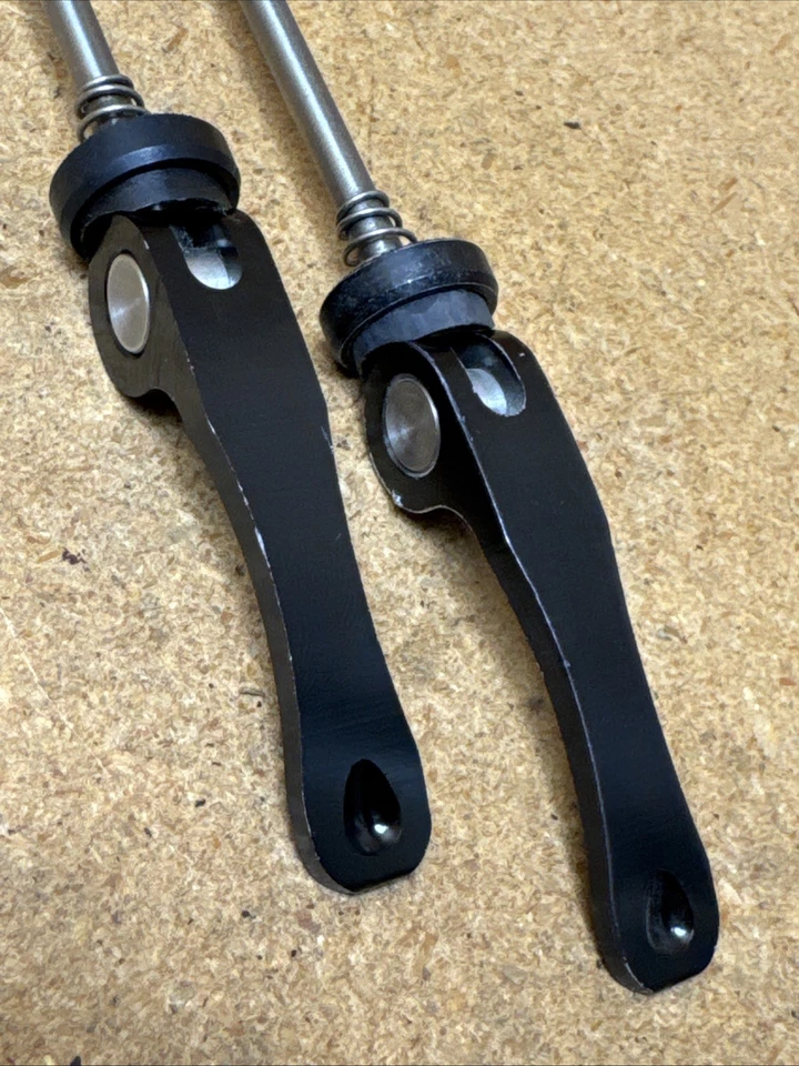 Vintage Control Tech Titanium Skewer Set 1990’s Retro MTB - Black Ti Skewers - Image 2 of 4