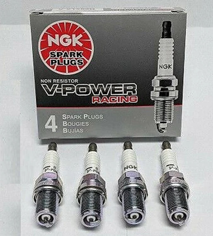 NGK 2741 R6252K-105 Racing Spark Plug - Set of 4