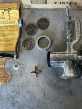 Chop-Rite #5 Meat Chopper Sausage Grinder Vintage USA Made Cast Iron Clamp Down