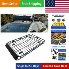 59 X 39 X 5.1 Universal Adjustable Roof Rack Cargo Carrier Basket With Ext... 59 X 39 X 5.1 Universal Adjustable Roof Rack Cargo Carrier Basket With Ext...