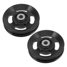 2 Piezas Polea de Cable Rueda Poleas Hogar Gimnasio Crossover Aleación de Aluminio Fitness