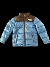 The North Face 700 Nuptse Boys Down Jacket Youth Small 7/8 Blue Puffer