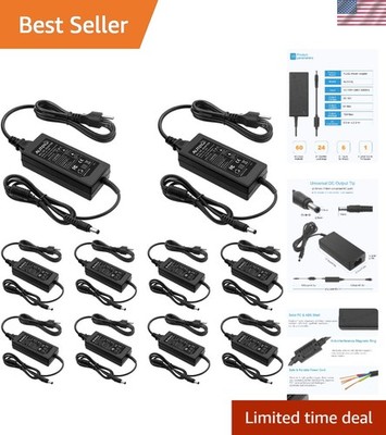 12 Volt Power Supply 6A 72W AC Adapter 100~240V 50-60hz 12V Transfomer 6 Amp ...