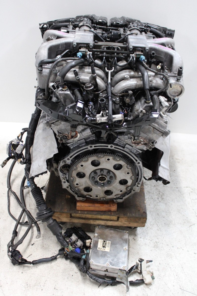 JDM TOYOTA CENTURY 1GZFE 5.0L V12 ENGINE WITH WIRING & ECU 1997