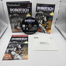 Robotech: Battlecry Sony PlayStation 2, 2002 Complete With Registration Card