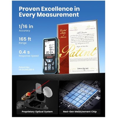 Digital Laser Distance Meter, Upgraded Display