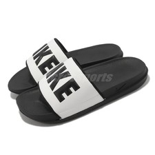 Nike Wmns Offcourt Slide Black White Women Unisex Slip On Sandals BQ4632-011