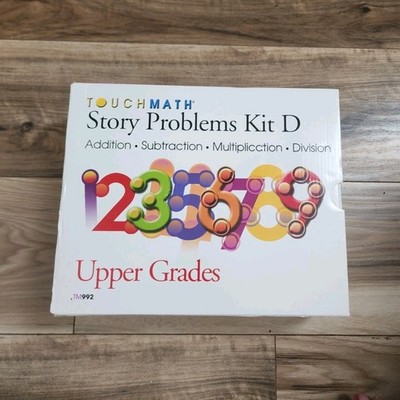 TouchMath Story Problems Kit D Upper Grades TM992, Add/Subtract/Multiply/Divide