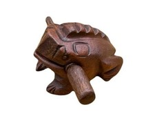 2.75 Inch Thai Classic Handmade Percussion Instruments Wooden Frog Wooden Frog