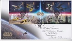 GB ROYAL MAIL FDC FIRST DAY COVER 2019 STAR WARS STAMP SHEET HANDWRITTEN