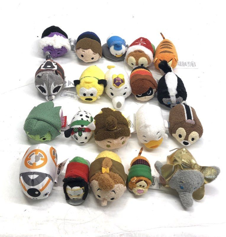 Disney Tsum Tsum Plush Lot Mixed Marvel Star Wars Disney Characters 20 Pieces