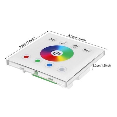 LED Dimmer RGBW Schalter Wand Touch Panel Controller Für Dimmbar Lampe