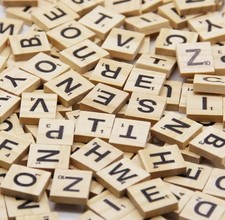 (Lot of 600) Scrabble Tiles Wooden Wood Letter Hobbie Arts Crafts Board Game New