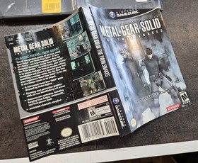 NINTENDO GAMECUBE METAL GEAR SOLID THE TWIN SNAKES 2 DISC FAME CUSTODIA MANUALE NES