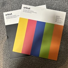 Cricut Smart Sticker Paper 2 Packs Black and Colours Brand New Sealed