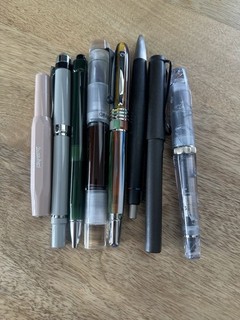 Lot Of Fountain Pens Bexley Franklin Christoph Kaweco Opus Lamy
