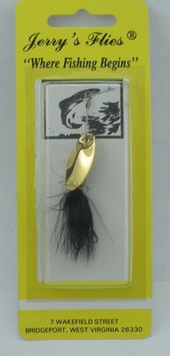 Jerrys Flies 308 1/16 Oz Magnum Four Spinner Black/Gold
