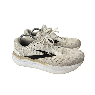 Brooks Ghost Max 2 Shoes Mens Size 13 D Running White Pelican Oyster Colorway