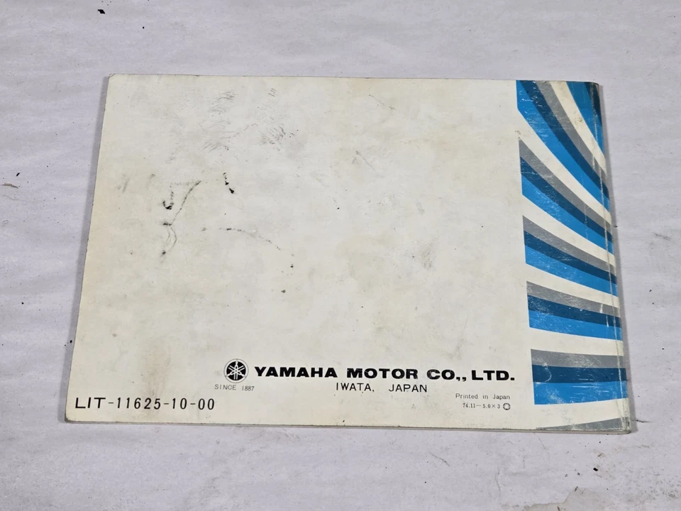 1975 Yamaha MX400B Owner's Service Manual, MX400 - Image 4 of 4