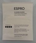 ESPRO Coffee Press 10 Paper Filters 32 oz Compatibility: P3/P5/P6/P7 — photo 1