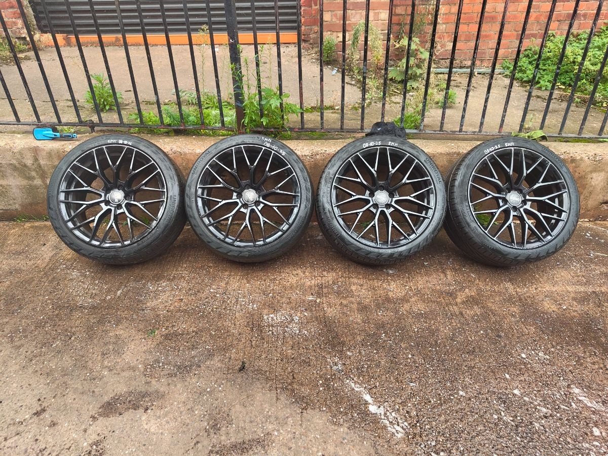 JAGUAR XF X250 SET OF 4 19" CRUIZE ALLOY WHEELS WITH TYRES