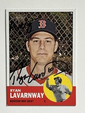 Ryan Lavarnway 2012 Topps Heritage #168 Autographed Signed Auto Boston Red Sox