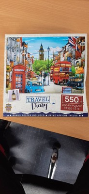MASTER PIECES REISETAGEBUCH LONDON ENGLAND 550-TEILIGES PUZZLE - AUSVERKAUF