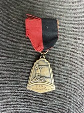 A vintage bronze-toned shooting medal from the P.A.R.C. Handicap Team Rare