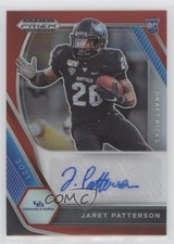 2021 Panini Prizm Draft Picks Red 22/199 Jaret Patterson #DPA-JAR Auto ln4