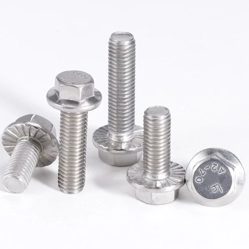 M4 M5 M6 M8 M10 M12 Flanged Hexagon Bolts Male Hex Screws 304 Stainless Steel A2 - Picture 3 of 7