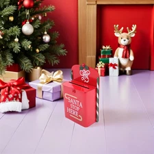 Home Decor Christmas Mailbox with Latch Lock Boxes for House outside