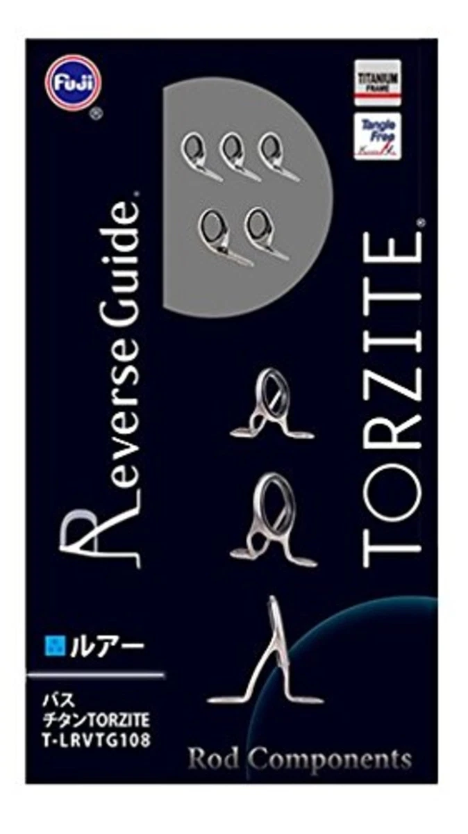 Fuji T-RVTG Size 30F6 Rod Guide Torzite Titanium Frame Set (7815
