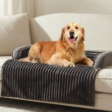 Luxury Dog Couch Bed, Washable Calming Dog Couch Cover, Couch Protector for D...