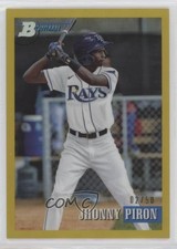 2021 Bowman Heritage Prospects Gold Chrome Refractor 2/50 Jhonny Piron #170 0m4q
