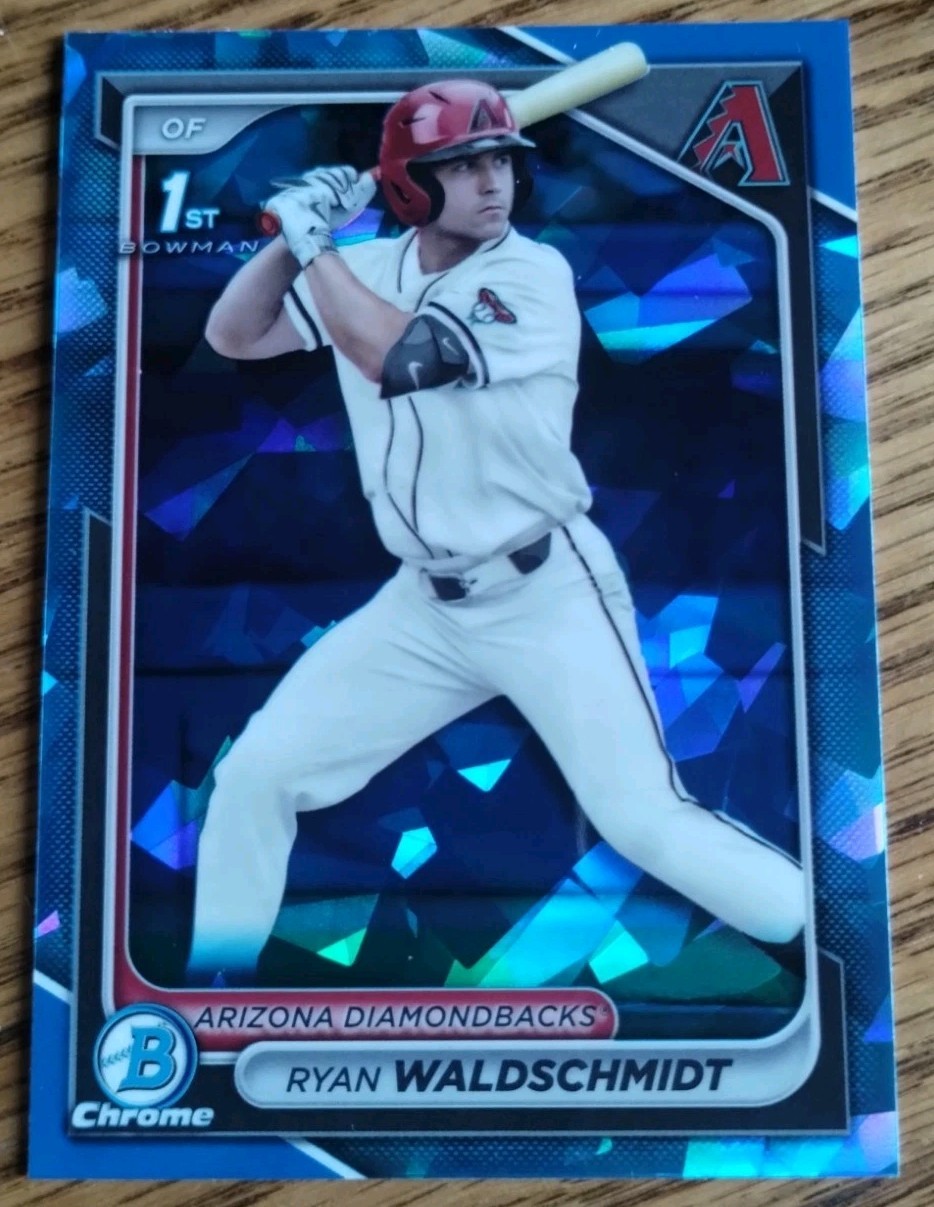 2024 Bowman Chrome Draft 1st Sapphire Edition - Ryan Waldschmidt #BDC-18 (RC)