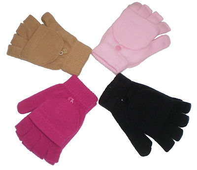 ~~ONE (1) PAIR GLOVES AND POP-UP MITTEN COMBO~VARIOUS COLORS IMMEDIATE SHIPPING!