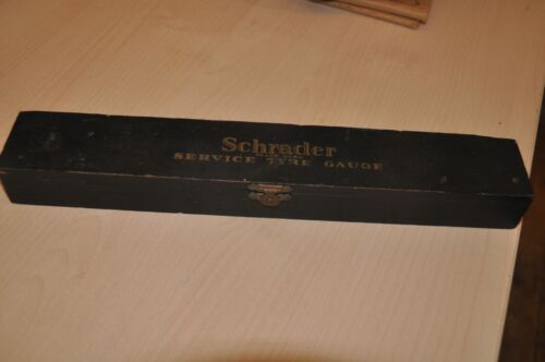 Vintage Schrader Service Tyre Gauge 8290 boxed, Scovill Man.Co. Birmingham - Picture 6 of 11